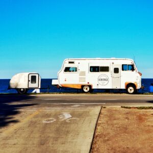 Teardrop camper trailer