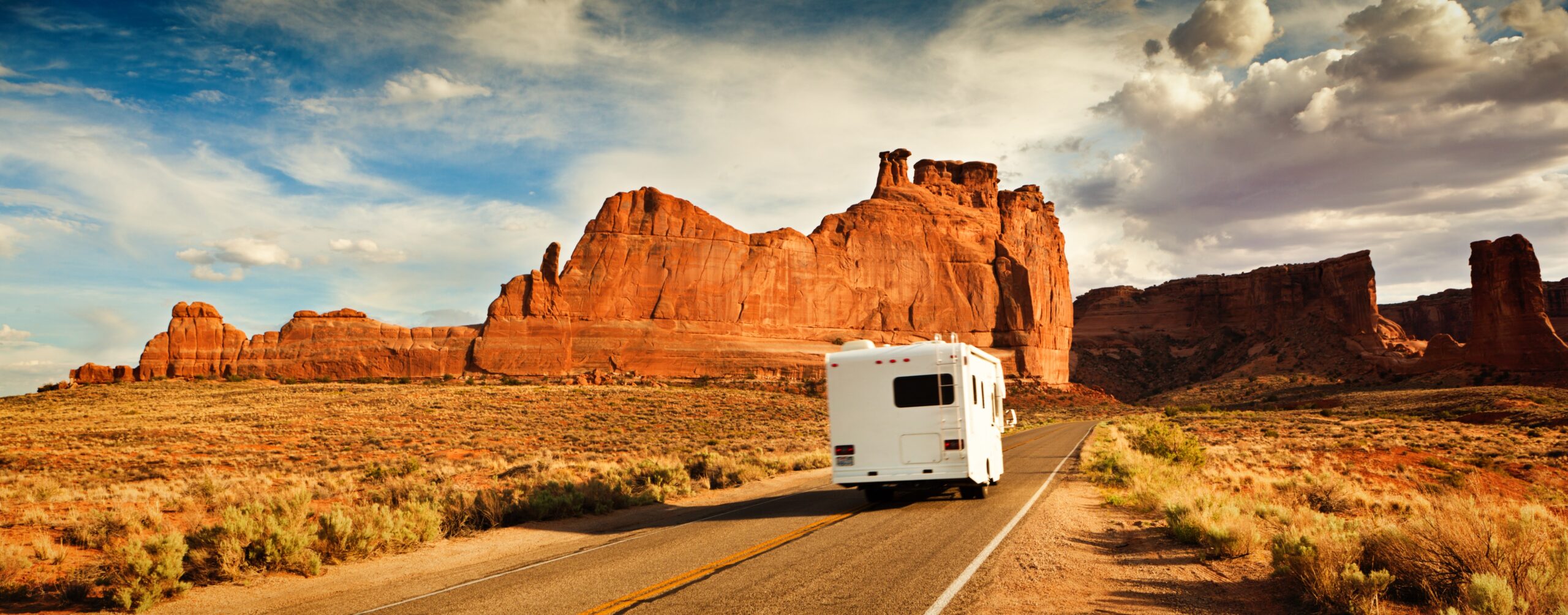 rv in desert